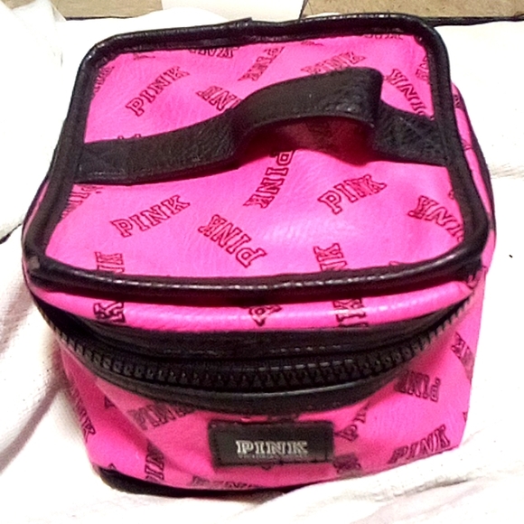 PINK Victoria's Secret Handbags - rare vintage Pink Victoria's secrets makeup case